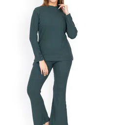 TWENTY ME High Neck Top & Flared Trouser RIbbed Co-Ords-picture-14