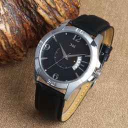 Killer Men Brass Dial & Leather Straps Analogue and Digital Watch KLMO104E-picture-37