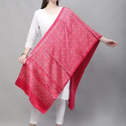 LOOM LEGACY Ethnic Motifs Block Printed Dupatta-picture-35