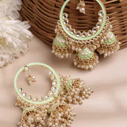 Shining Diva Gold-Plated Classic Jhumkas Earrings-picture-29