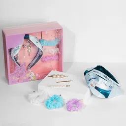 hair drama co. HAIR DRAMA COMPANY Girls Set of 7 Frozen Embellished Hair Accessory Set-picture-54
