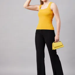 Orchid Blues Square Neck Sleeveless Fitted Top-picture-47