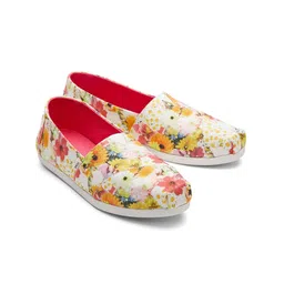 TOMS Women Printed Floral Alpargata Loafers-image-20