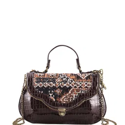 RUDHIRA Women Leather Structured Satchel-picture-10