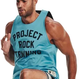 UNDER ARMOUR Project Rock Reversible Turfgear T-Shirt-picture-32