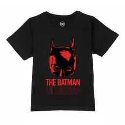 DC by Wear Your Mind Boys Black Batman Printed T-shirt-picture-22