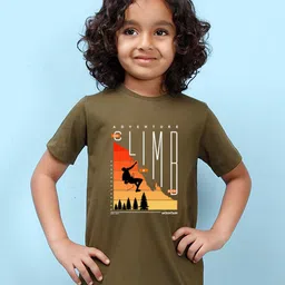 NUSYL Boys Graphic Printed  Round Neck T-shirt-picture-40