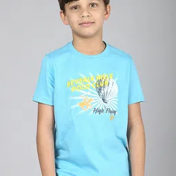 Beverly Hills Polo Club Boys Typography Printed Pure Cotton T-shirt-picture-24