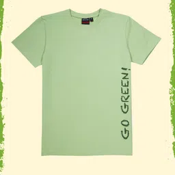 Gini and Jony Boys Green Typography Printed T-shirt-picture-38