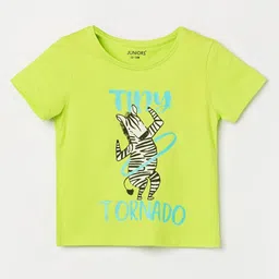 Juniors by Lifestyle Girls Graphic Printed Round Neck Cotton T-shirt-picture-50