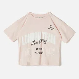 Juniors by Babyshop Girls Typography Printed Round Neck Cotton T-shirt-picture-13