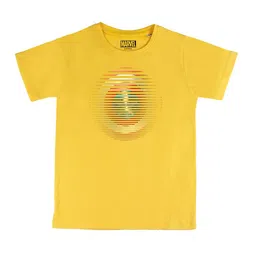 Marvel by Wear Your Mind Boys Yellow Printed T-shirt-picture-54