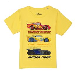 Disney by Wear Your Mind Boys Yellow Printed Pure Cotton T-shirt-picture-17