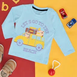 Pantaloons Baby Boys Graphic Printed Cotton T-shirt-picture-53