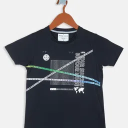 Monte Carlo Boys Typography Printed Round Neck T-Shirt image 1