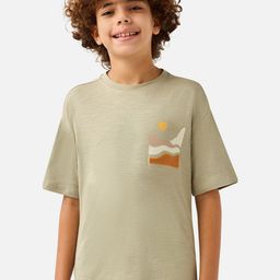 Juniors by Babyshop Boys Graphic Printed Round Neck Cotton Relaxed Fit T-shirt-picture-0