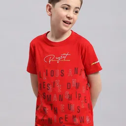 Monte Carlo Boys Typography Printed Casual T-shirt-picture-39