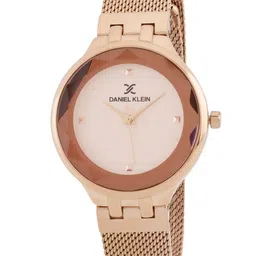 Daniel Klein Women Rose Gold-Toned Dial & Rose Gold Toned Bracelet Straps Analogue Watch-image-48