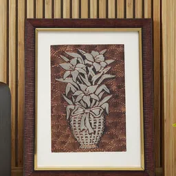 SHREE KALA HOME DECOR Mandrake Egyptian Foil Embossed Wall Art-picture-17