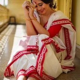 Moda Rapido Ethnic Motifs Embroidered Art Silk Banarasi Saree image 3