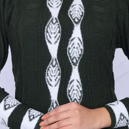 KNITZY Women Ethnic Motifs Embroidered Kurta with Palazzos image 4