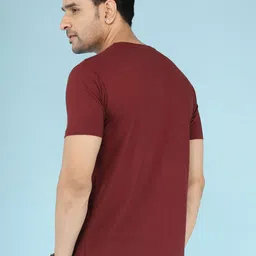 NOBLE HUSTLE Graphic Printed Round Neck Pure Cotton T-shirt image 5