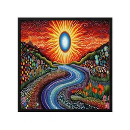 DECOR DADDY Multicoloured Canvas Other Wall Paintings image 3