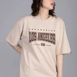 PRONK Women Typography Printed T-shirt-picture-18