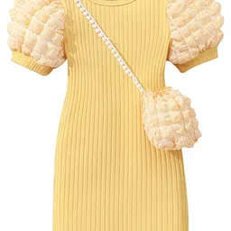 StyleCast x Revolte Puff Sleeve Bodycon Midi Dress-picture-25