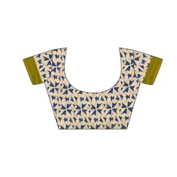 all about you Ethnic Motifs Block Print Saree image 3