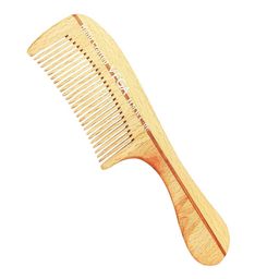 VEGA Boutique Wooden Hair Comb - HMWC-06 - Beige-picture-17