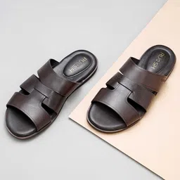 Ruosh Men Leather Comfort Sandals-picture-20