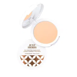 Just Herbs Oil Control & Radiance Boost Compact Powder with Sandalwood - Natural 03-picture-27