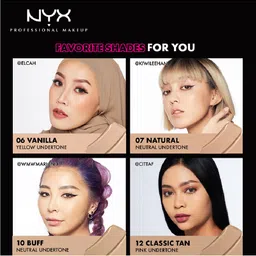 NYX PROFESSIONAL MAKEUP Cant Stop Wont Stop Full Coverage Foundation 30ml - Classic Tan 12 image 4
