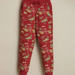 Allen Solly Junior Boys Printed Joggers Trackpants-picture-35