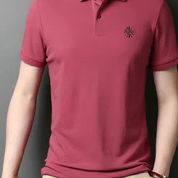 StyleCast x Revolte Men Polo Collar Raw Edge T-shirt-picture-53