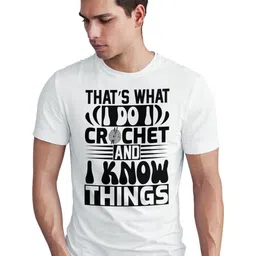 Seekbuylove Men Bio Finish Typography Printed Pure Cotton T-shirt-image-79