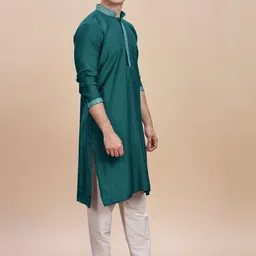 Anouk Men Thread Work Kurta image 3