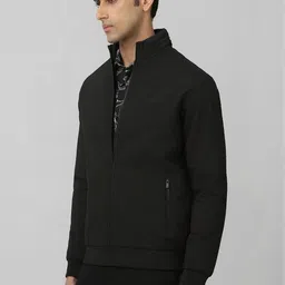 Mufti Men Mock Collar Self Design Bomber Jacket image 3