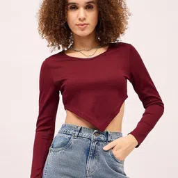 Mayra Women Fitted Crop Top-image-21