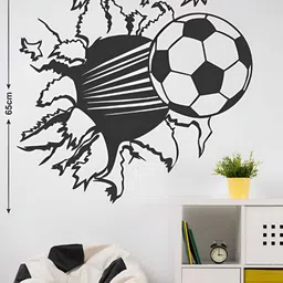 LANSTICK Black Printed Self-Adhesive WallStickers image 2