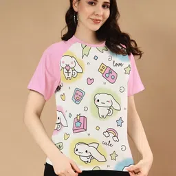 The Dry State Women Printed Pockets T-shirt-image-78