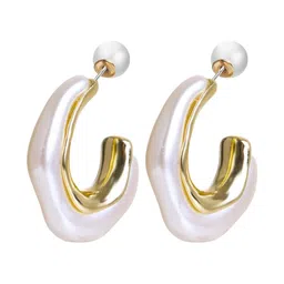 Anouk Geometric Half Hoop Earrings image 5