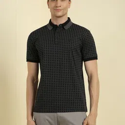 Allen Solly Men Printed Polo Collar Pockets T-shirt-picture-29