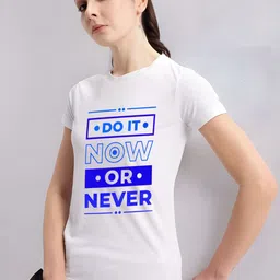 SZN Women Typography Printed T-shirt-picture-25