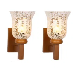 SOMIL Gold Glass Cylinder Printed Wall Lamps-picture-32