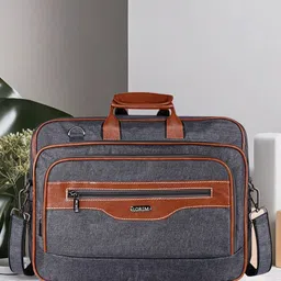 LOREM Men Textured Laptop Bag-picture-27