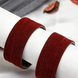 leshya Set Of 24 Velvet Metal Bangles-picture-53