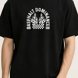 Be Crazy Men Printed Drop-Shoulder Sleeves T-shirt image 2