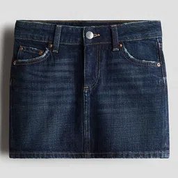 H&M Worn-Out-Detail Denim Skirt-picture-17